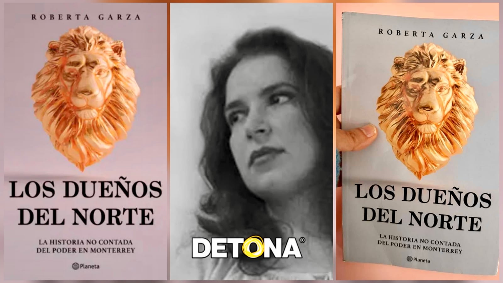 La autora, Roberta Garza Medina, vive en NYC. Es hija de Dionisio Garza Sada y hermana de Luis y Dionisio, éste último, ex presidente de ALFA, de la Universidad de Monterrey -UDEM-, y consejero de muchas otras empresas.