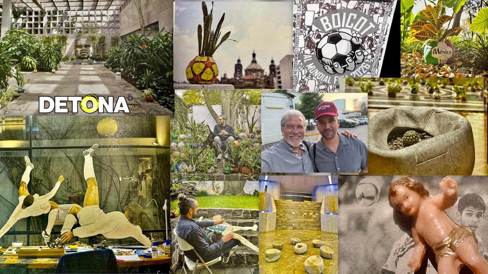 Fotos proporcionadas por Rodrigo Imaz. Diseño, Edwin Sánchez Landeros, Grupo DETONA®