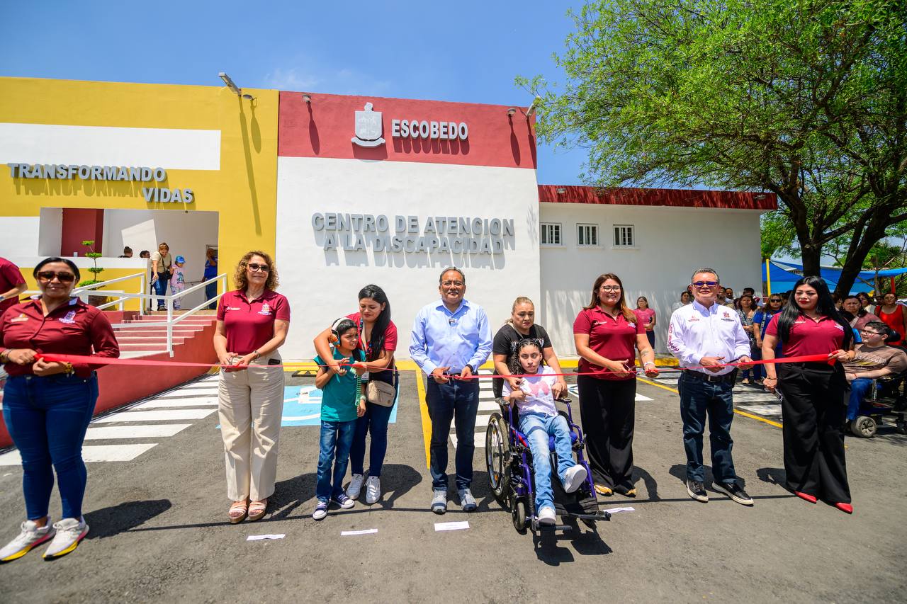 Fortalece Escobedo atención a la discapacidad; modernizan unidad básica de rehabilitación