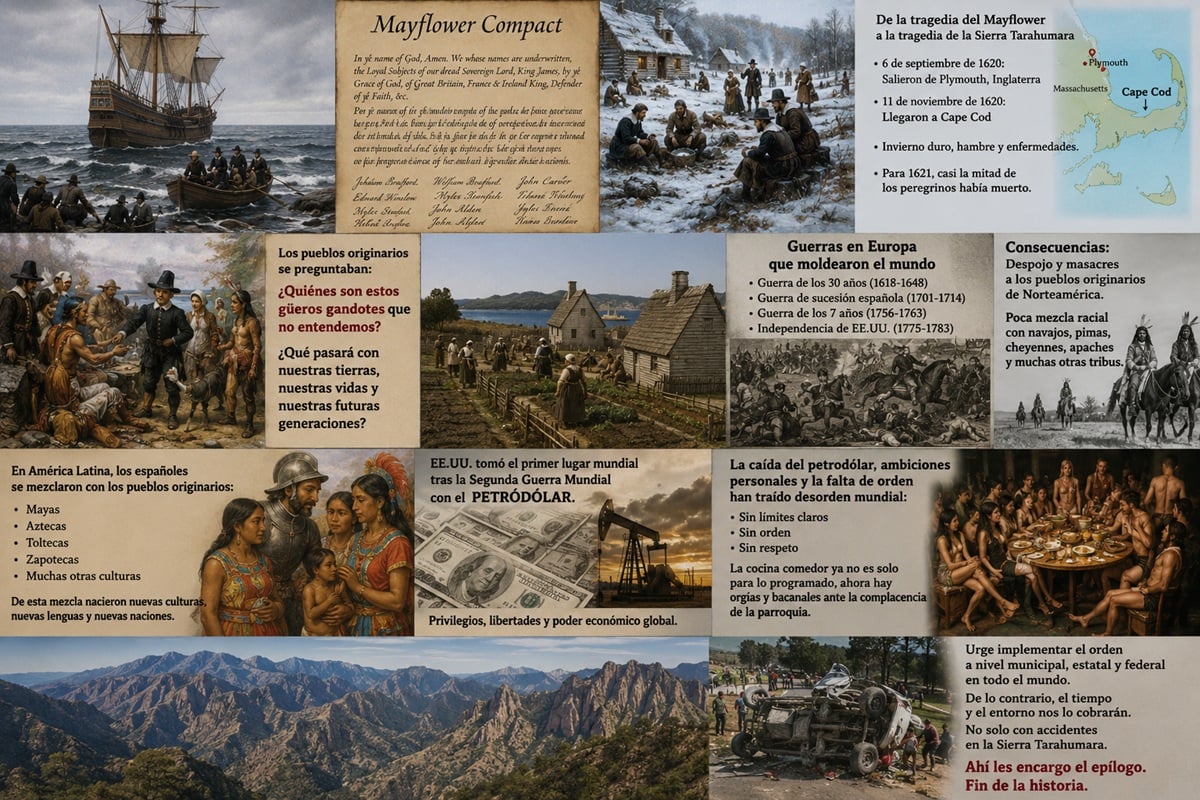 De la tragedia del Mayflower a la tragedia de la Sierra Tarahumara