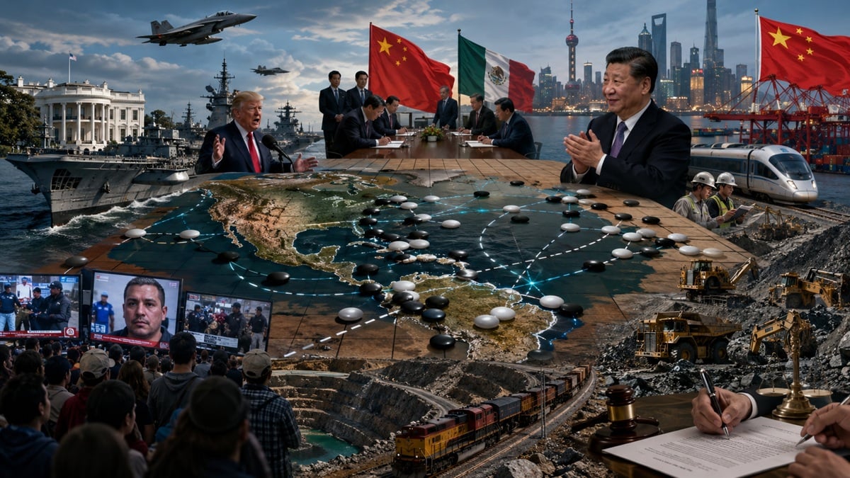 Disputa estratégica entre EEUU y China por la influencia económica y geopolítica en el continente.