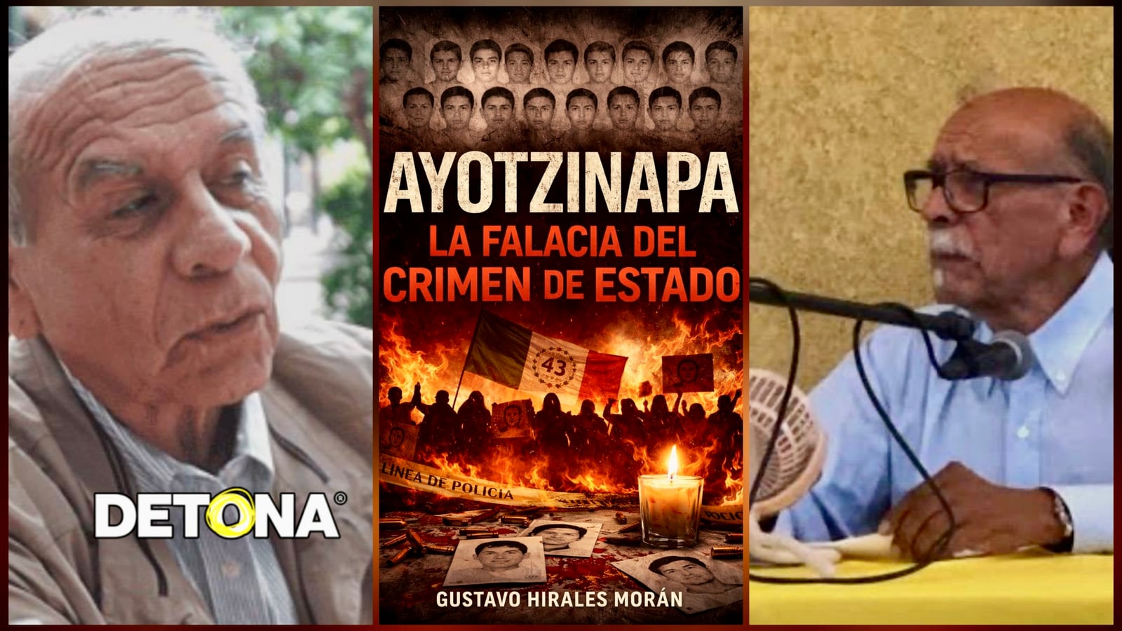 Gustavo Adolfo Hirales Morán, fundador de la "Liga Comunista 23 de Septiembre", y su más reciente libro, el 6o. Diseño por Edwin Sánchez Landeros / Grupo DETONA® EL LIBRO ESTÁ DISPONIBLE EN AMAZON Y SE AGOTA RÁPIDAMENTE.