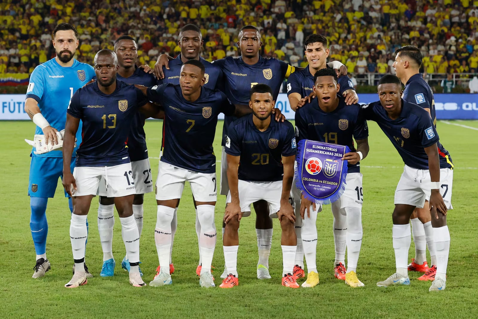 Selección de fútbol de Ecuador.