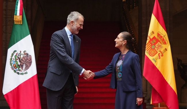 Presidenta Sheinbaum y el rey Felipe.
