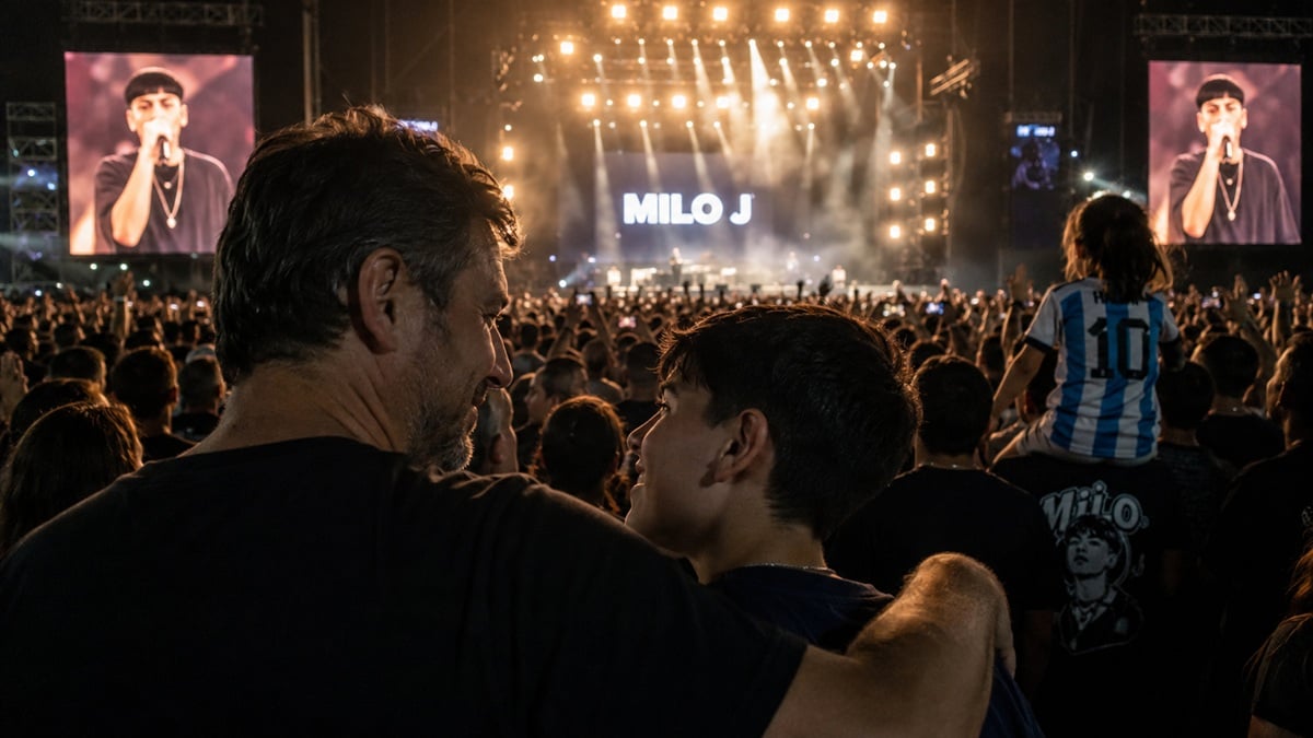 Concierto de Milo J, el muchacho de Morón, Argentina.