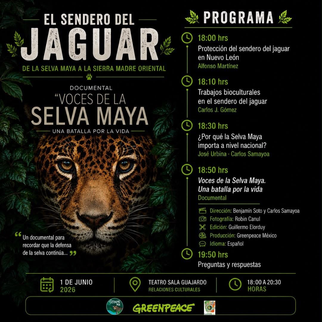 EL SENDERO DEL JAGUAR De la Selva Maya a la Sierra Madre Oriental.