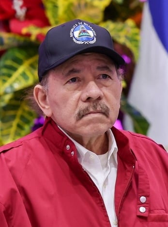 Daniel Ortega Saaverdra, dictador de Nicaragua desde el año 2007. Foto cortesía del gobierno en ese país.
