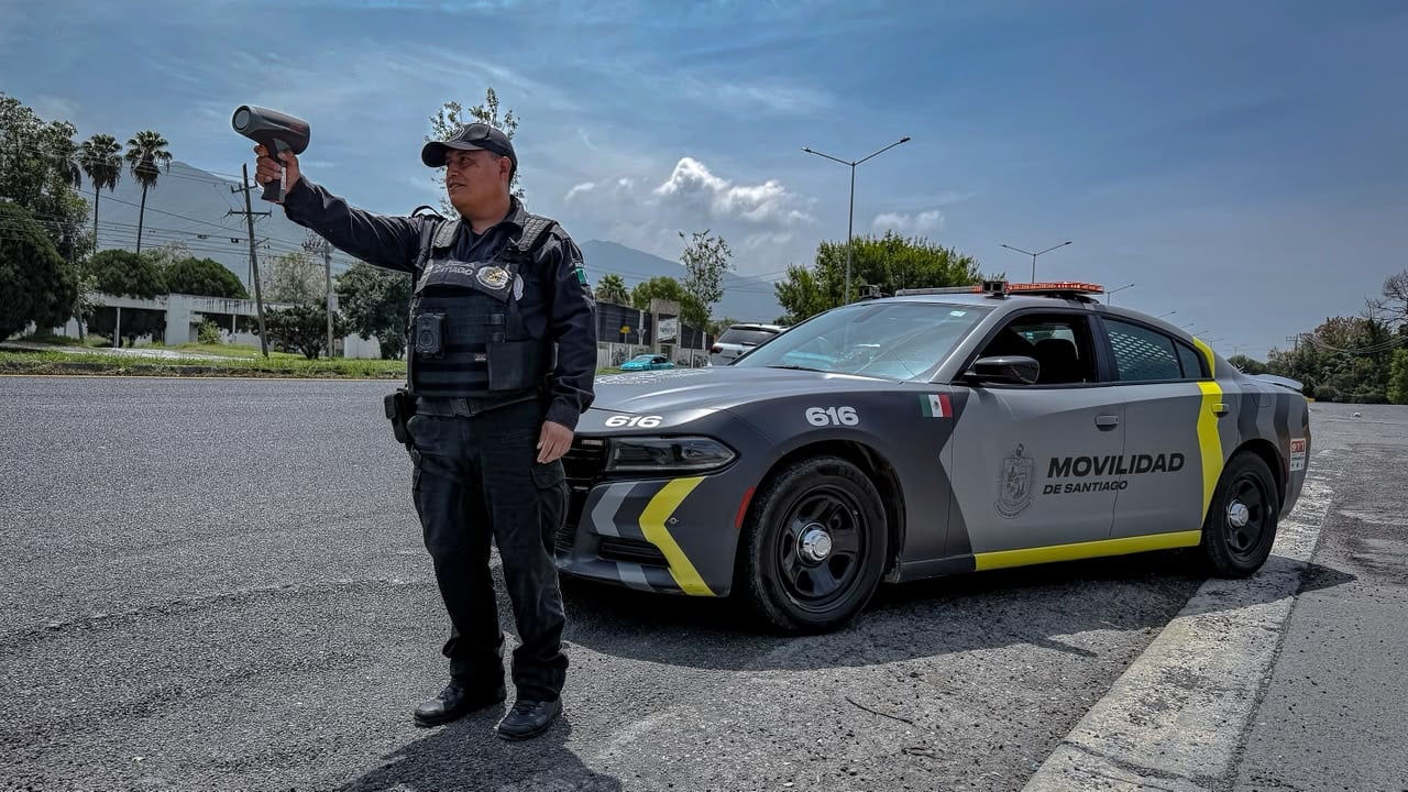 Reactiva policía de Santiago operativo radar en la carretera nacional