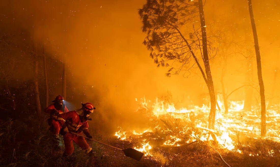 La ola de incendios en España.