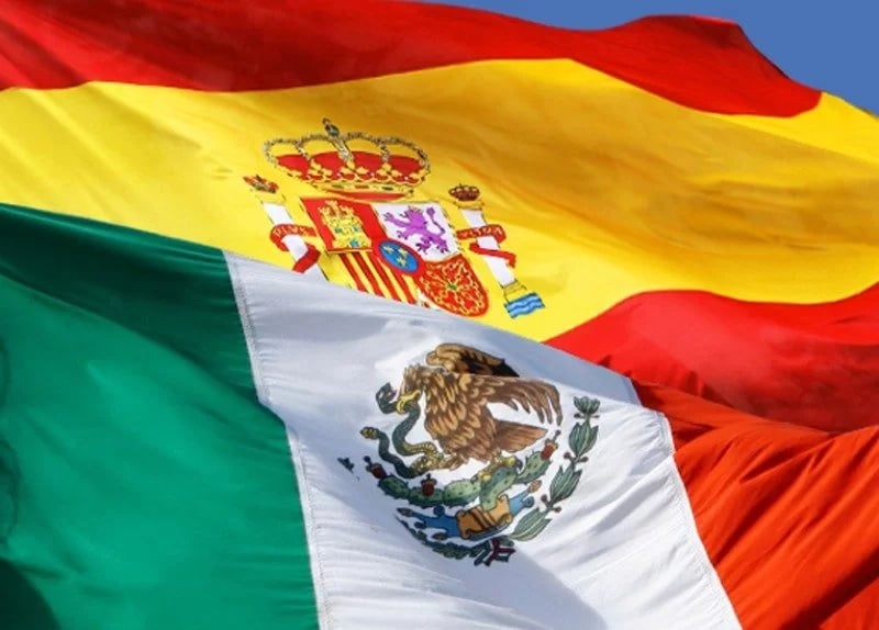 Unión entre México y España.
