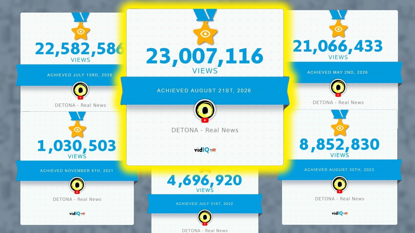 Este 21 de agosto, alcanzamos los 23 millones de views. Gracias por volar juntos.