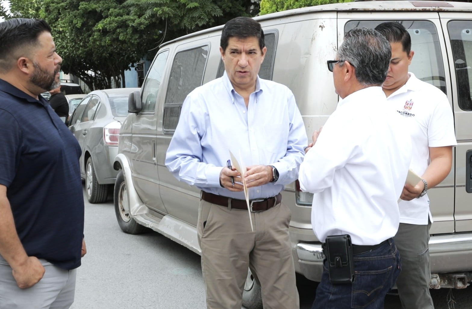 Escobedo realiza obras que generan progreso