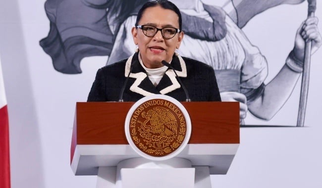 La Secretaria de Gobernación Rosa Icela Rodríguez