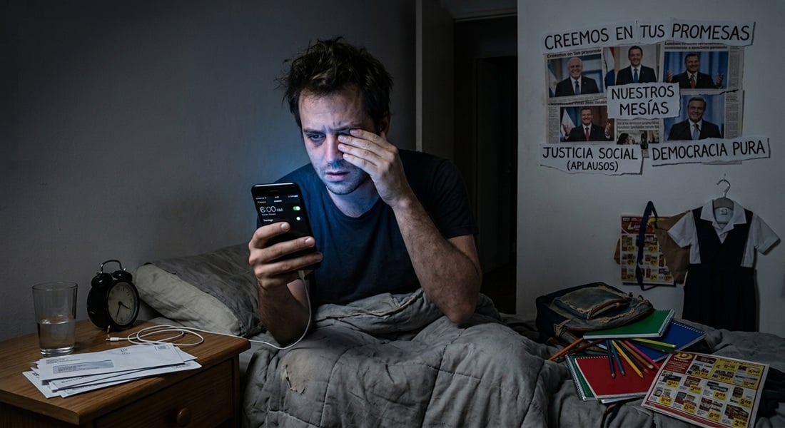 Despertar difícil.