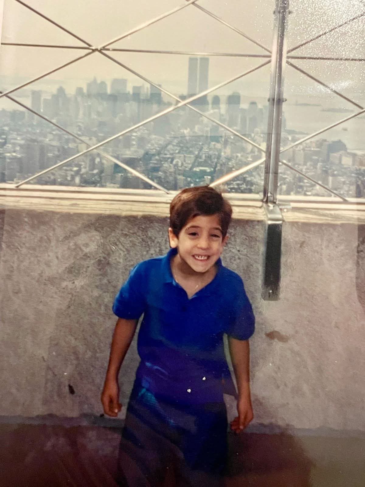 Twin Towers from the Empire State Building.