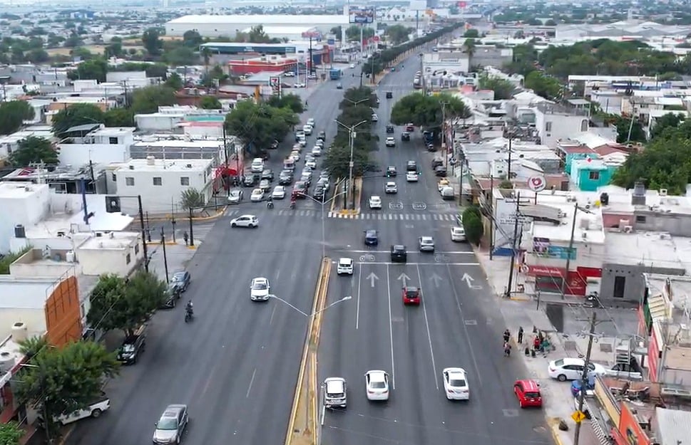 Concluye Escobedo rehabilitación integral de avenida Raúl Salinas