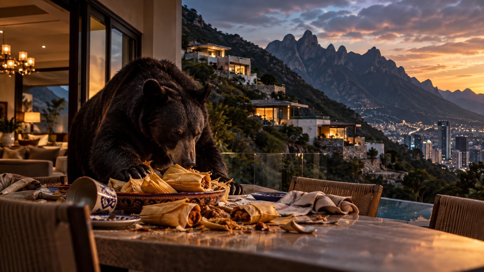 El oso no invadió la montaña. La montaña fue invadida mucho antes.