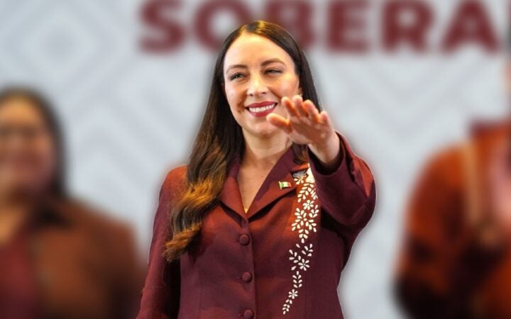 Julieta Ramírez, coordinadora-candidata de Morena.