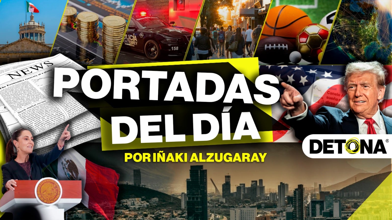 Las portadas del día en DETONA®