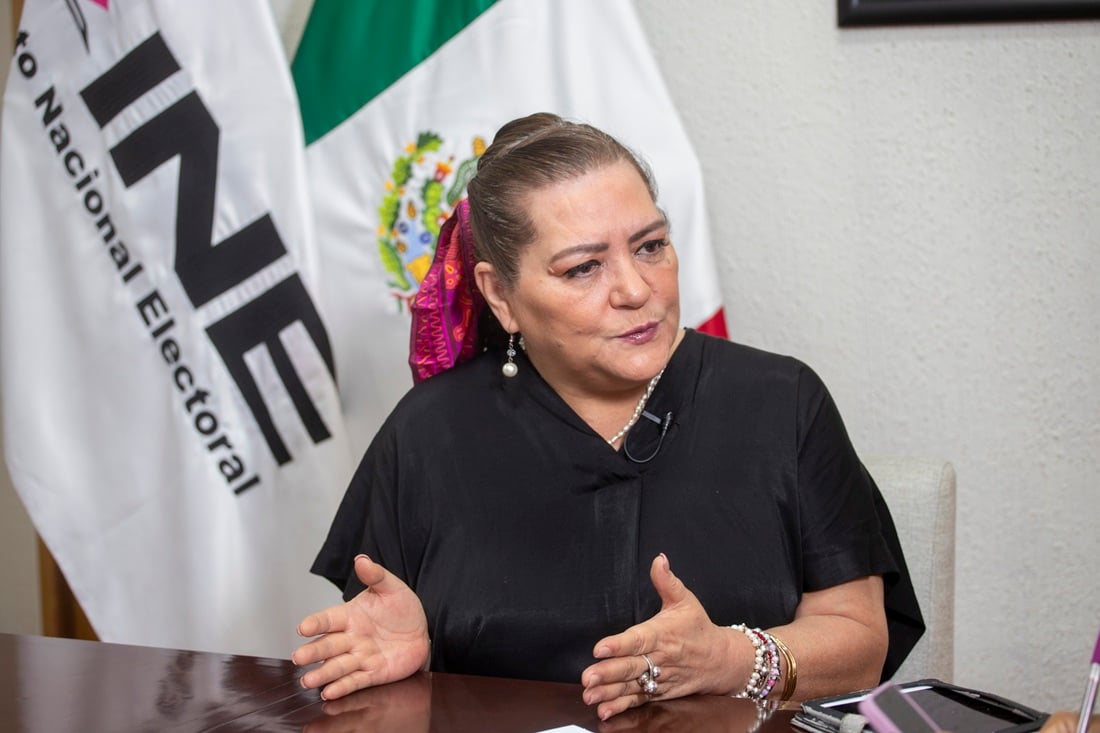 Presidenta del Instituto Nacional Electoral (INE), Guadalupe Taddei Zavala