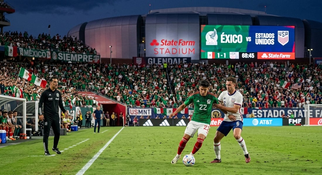 Se mide hoy México a Estados Unidos