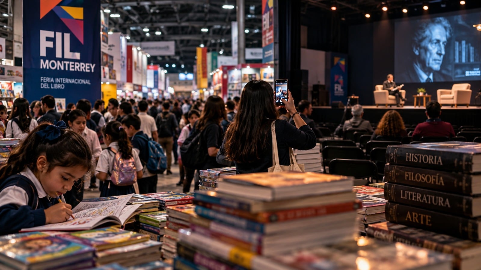 Entrada gratis, pasillos llenos y una pregunta incómoda: ¿quién está leyendo?