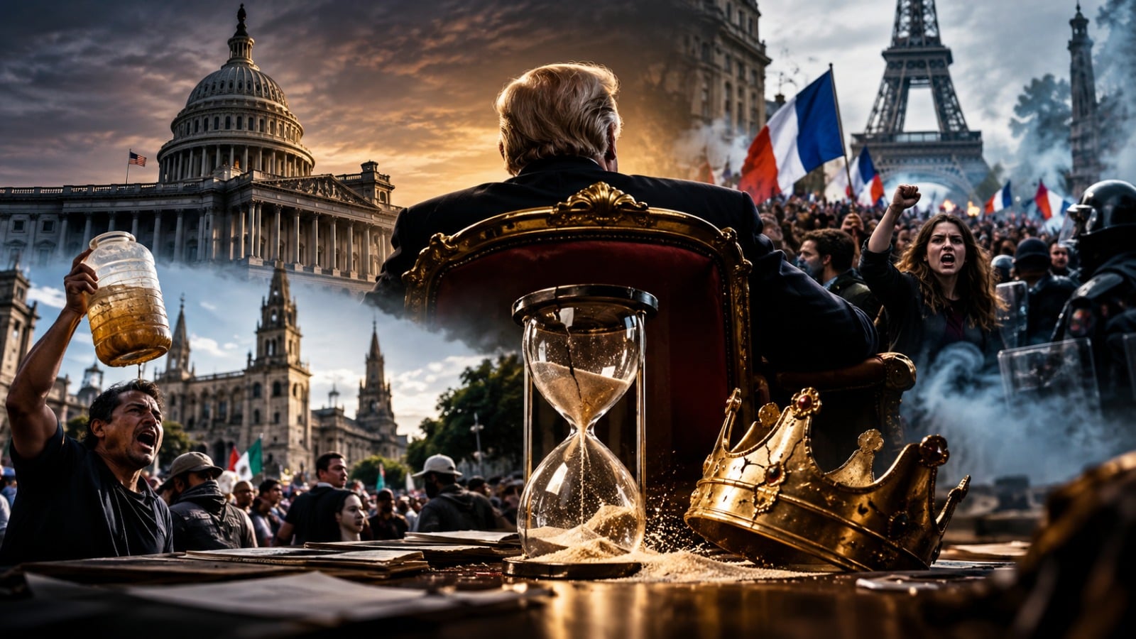 Washington, París, Guadalajara: cambia el escenario, no el guion.