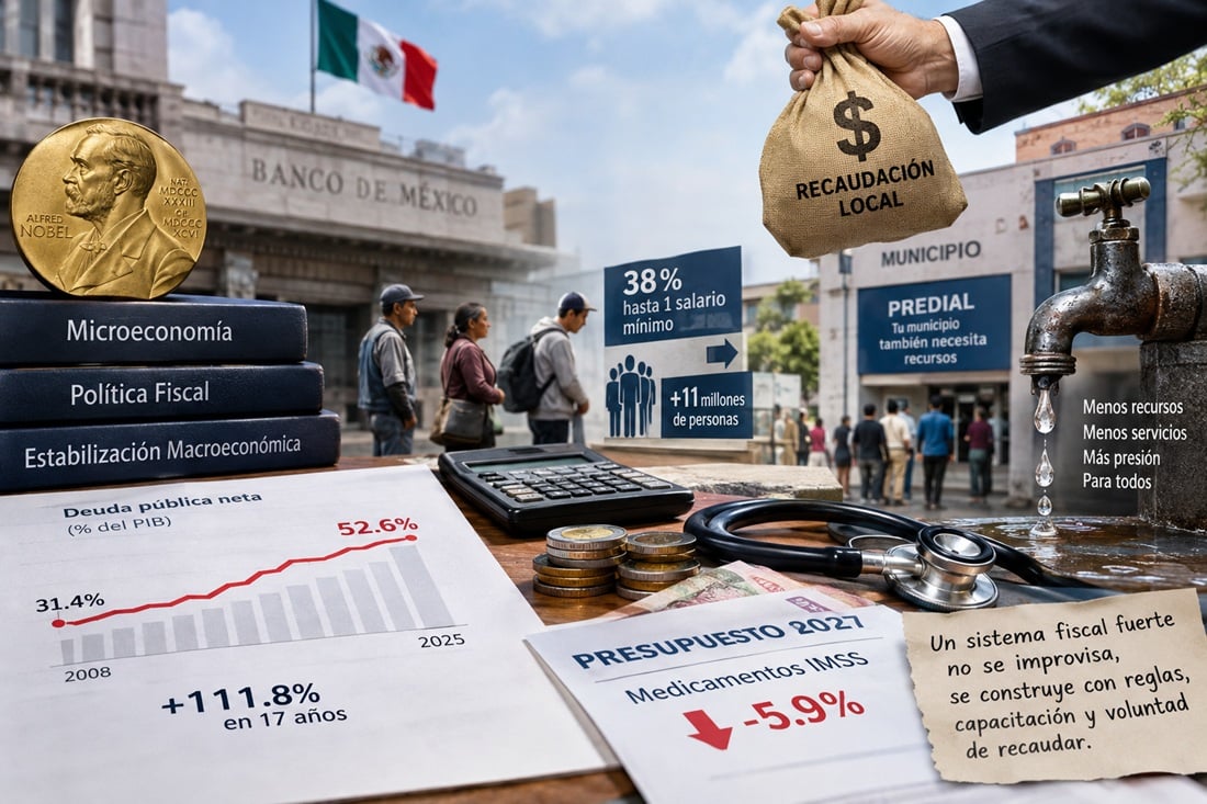 Presión fiscal y recaudación en México
