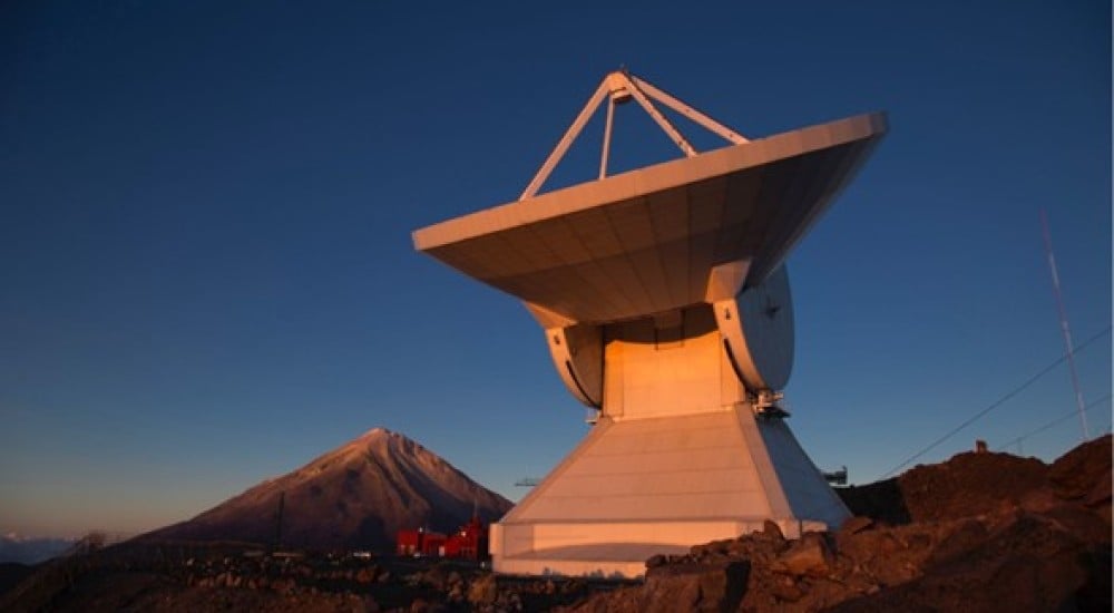 Telescopio Milimétrico Alfonso Serrano, de la Sierra de Puebla.