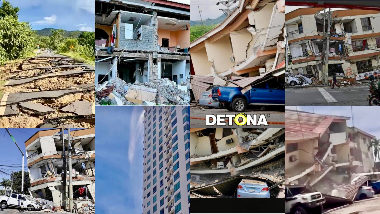 Material gráfico por agentes de Grupo DETONA® en Panamá. Diseño de Edwin Sánchez Landeros.